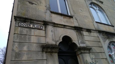 Dover Place.  On the 1st floor of No 9, I lived with Maria for one year.  840 quids per month.