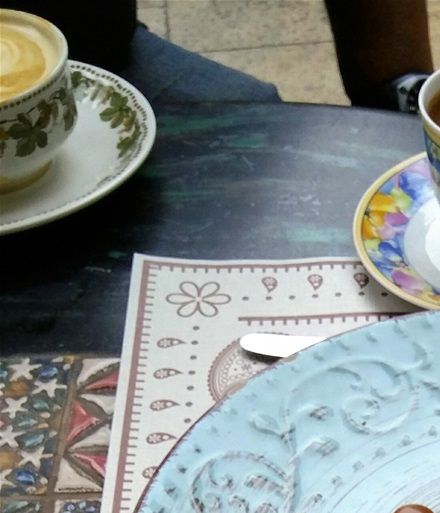Pelamushi cake at Barbarestan Restaurant.