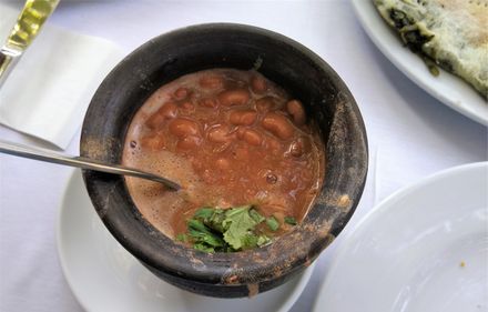 Lobio– Beans in a pot.