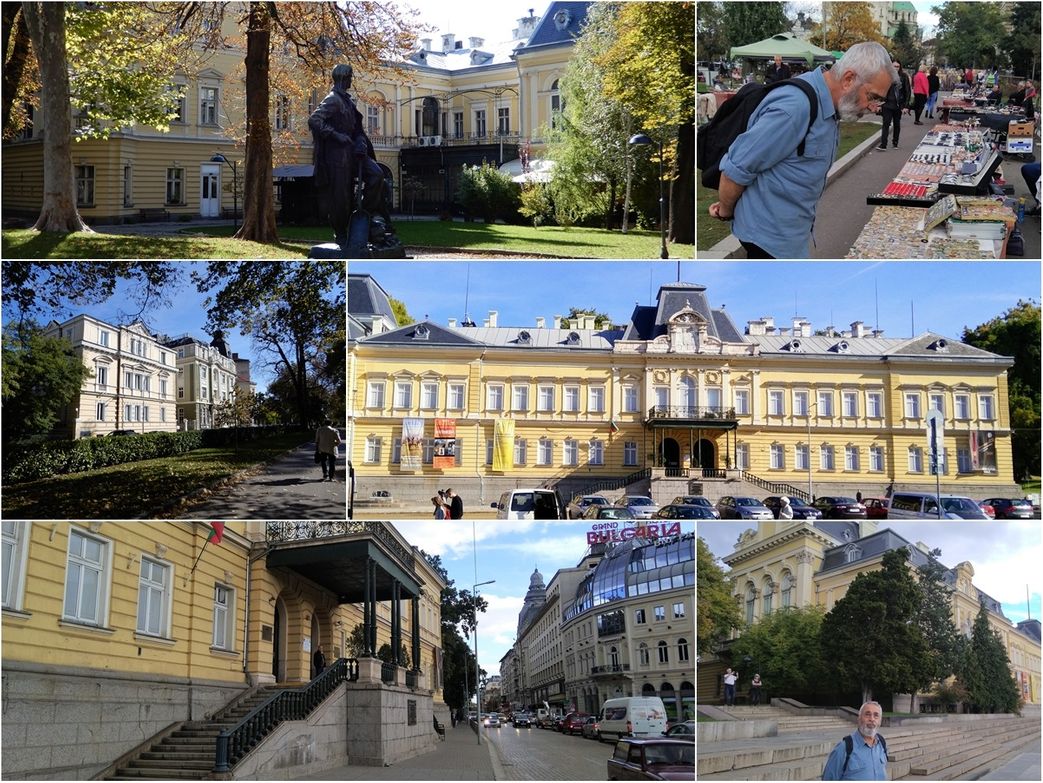 Royal gardens/flee market (top), the street behind the Royal Gardens/the Ethnology Museum (middle). The Ethnology Museum/National Gallery (bottom).