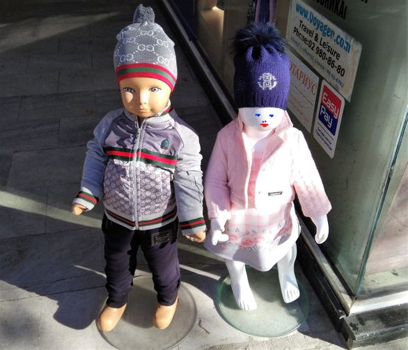 Chucky and his girlfriend out and about!