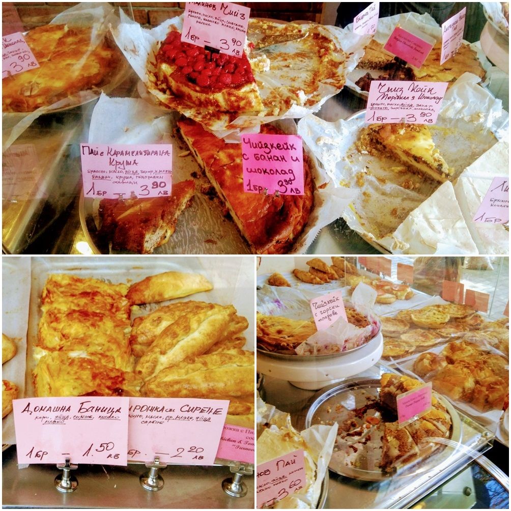 Сheesecakes, banitsa (баница), etc.