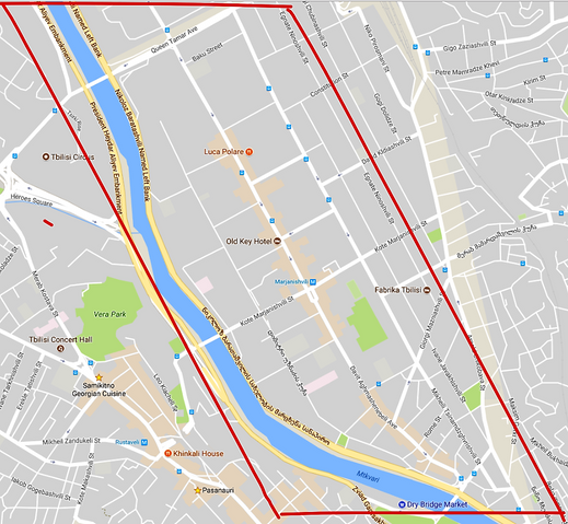David Agmashenebeli Ave orientation map