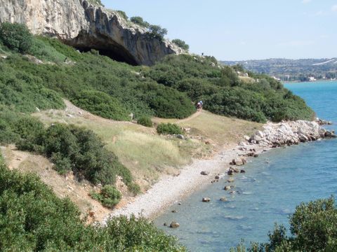 The Franchthi Cave.