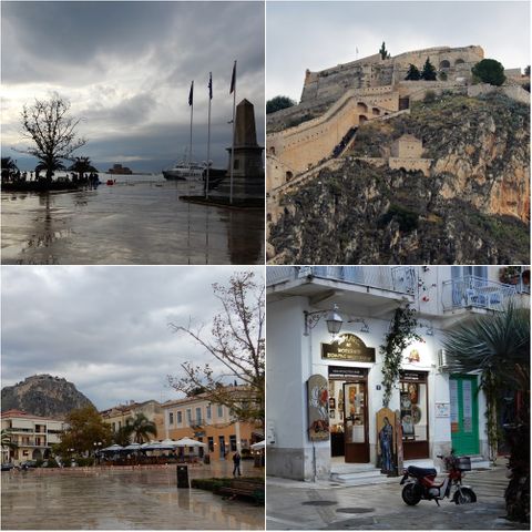 Rainy evening in Nafplion.