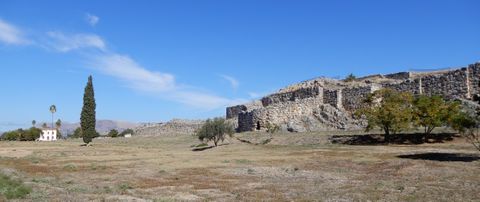 Ancient Tiryns as seen from the N70 road.