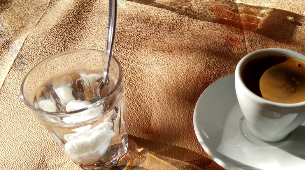 We finished our beautiful dinner with some greek coffee and 