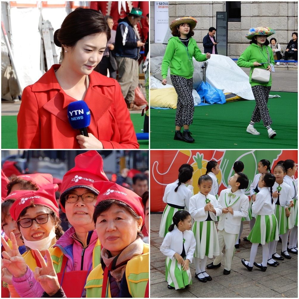 People at 4th Seoul Kimchi Festival.