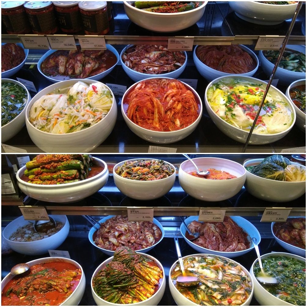 Kimchi at Lotte Department Store.