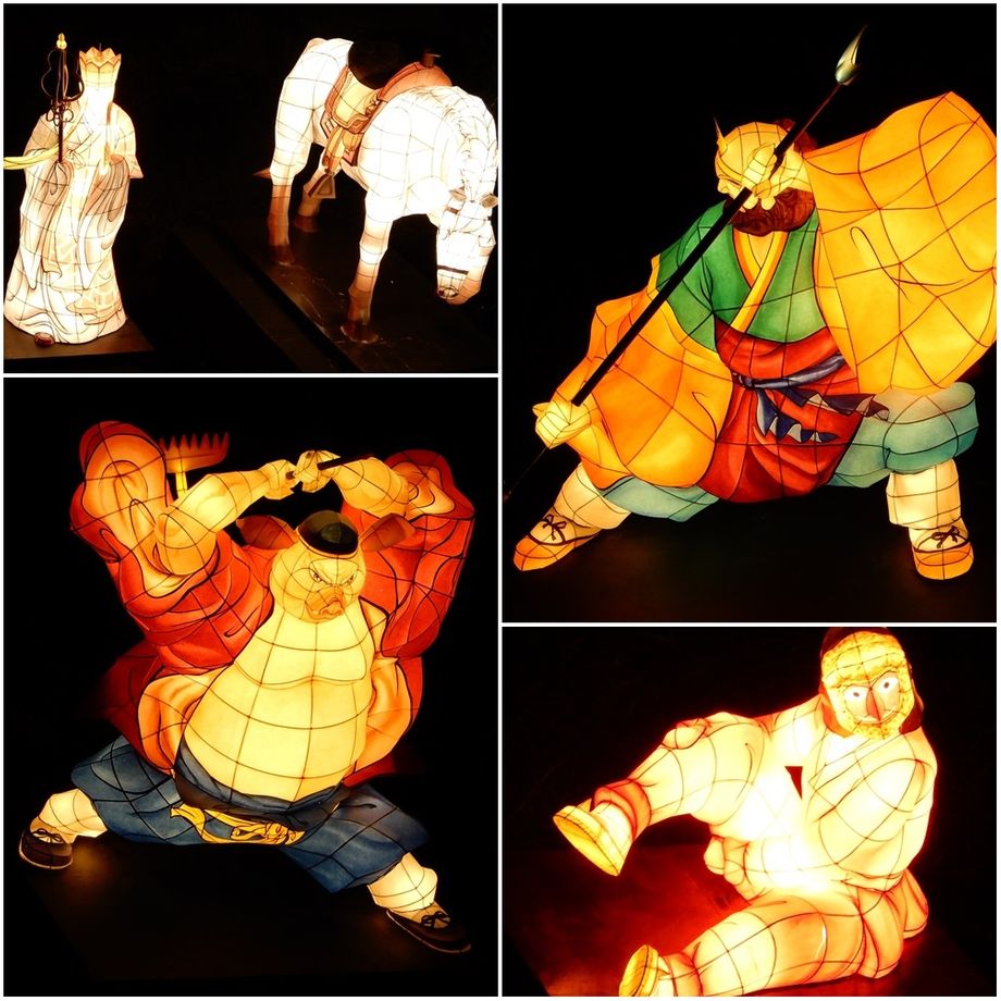 2017 Seoul Lantern Festival lantern figures.