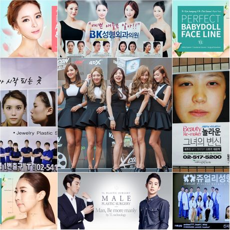 Plastic surgery advertisement is everywhere in Seoul.