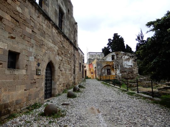 The entrance of 