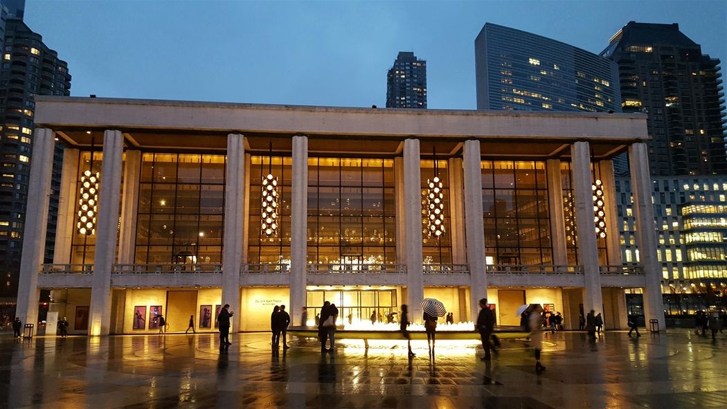 New York City ballet building at Lincoln Center.