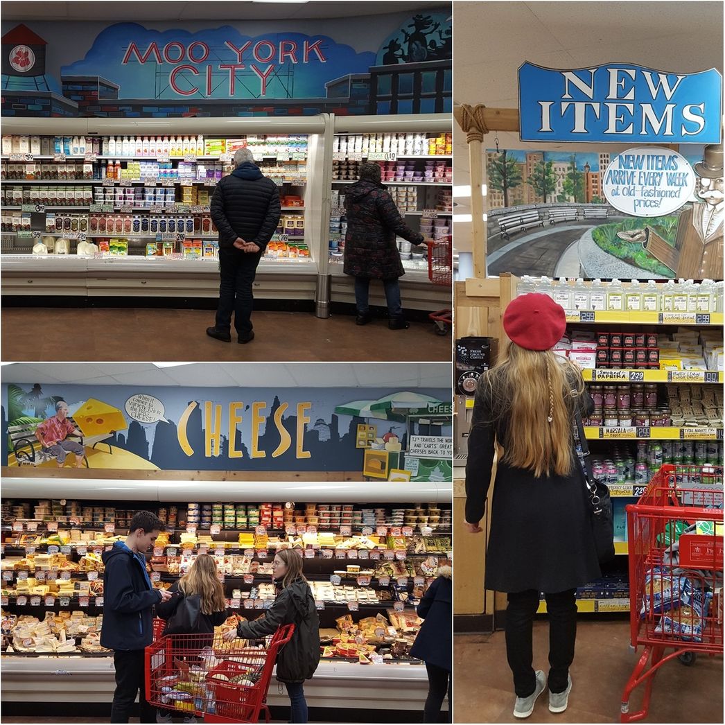 NYC inspired paintings at Trader Joe's.