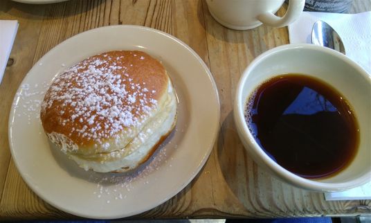 Donut filled with cream.