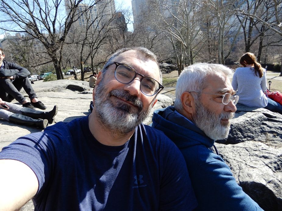 On Cats rock, Central Park.