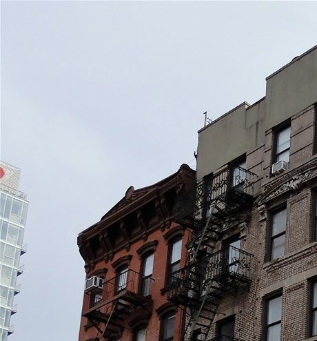 Lower East Side buildings.