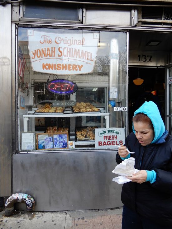 Yonah Schimmel’s Knish Bakery.
