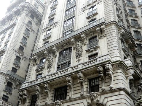 Architectural details of the Ansonia.
