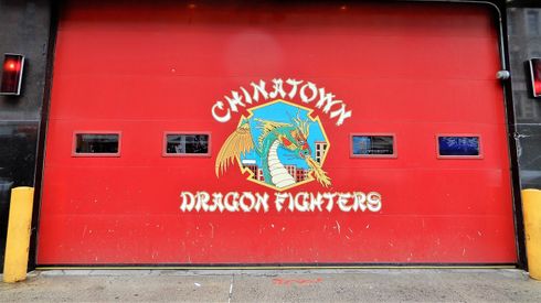 The Chinatown firefighting station.