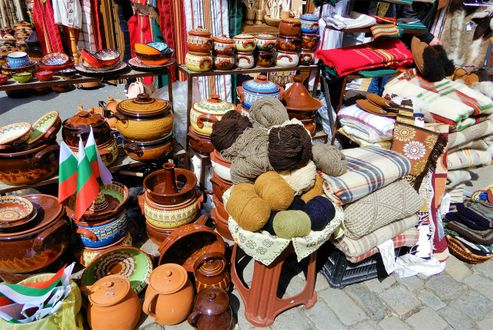 Colorful Jenski Pazar.