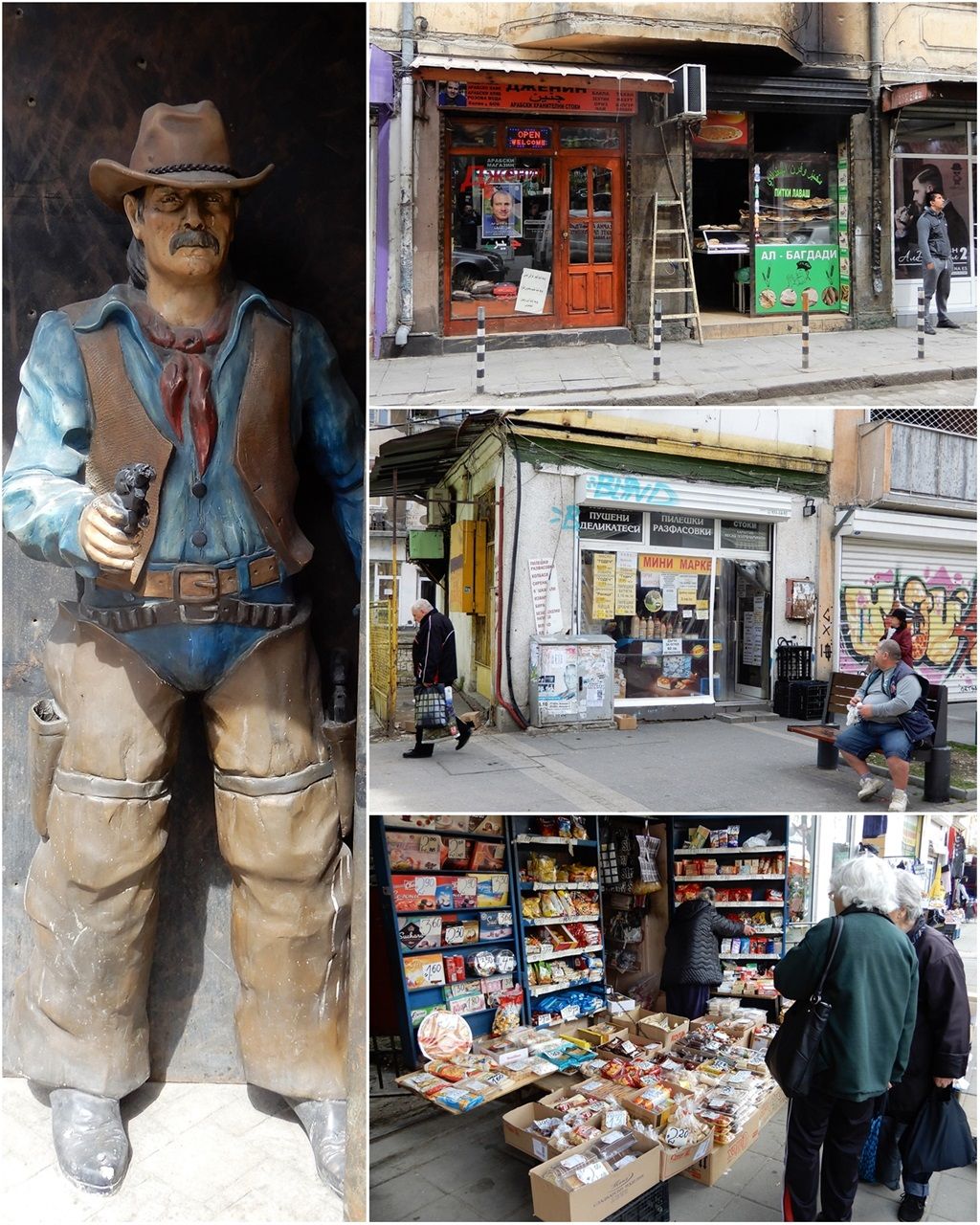 Shops around Jenski Pazar.