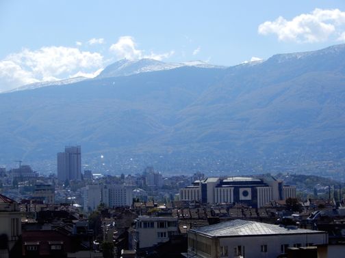 Vitosha mountain seen from 