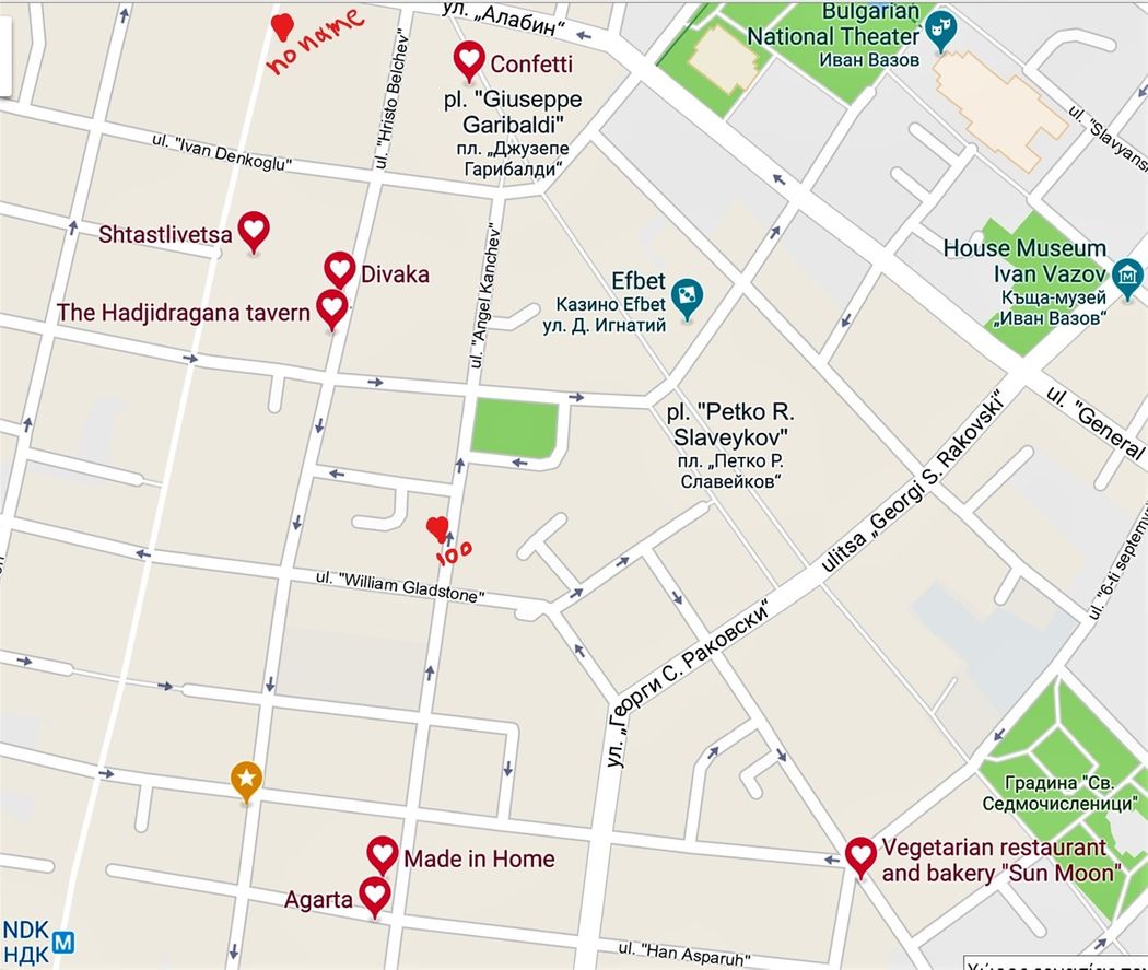 Restaurants/pastry shops proposed in this section.