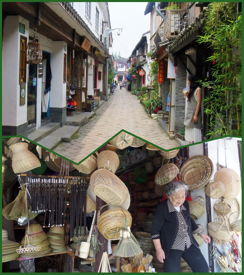 Typical shops in town.
