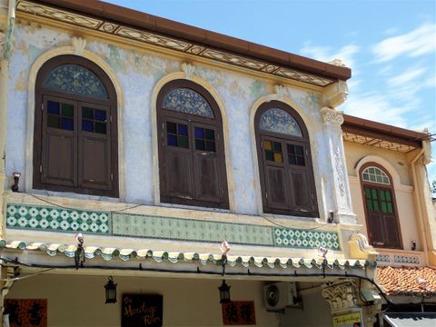 Typical Jalan Tun Tan Cheng Lock houses.