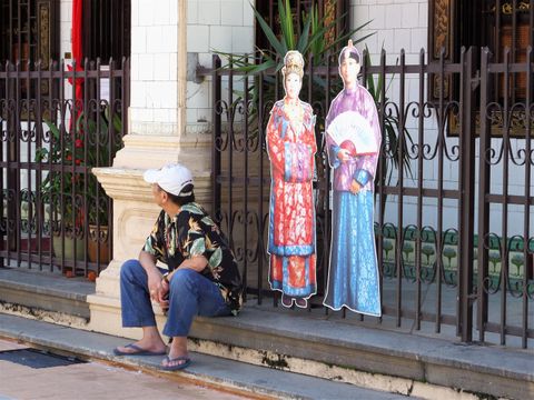 Outside Baba-Nyonya Heritage Museum