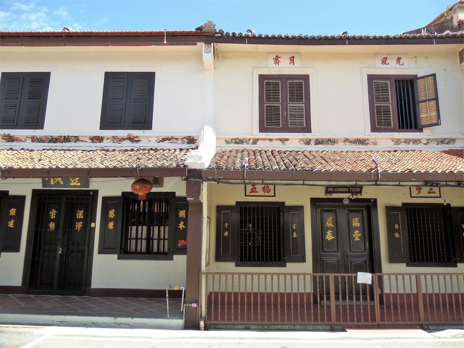 Typical Jalan Tun Tan Cheng Lock houses.