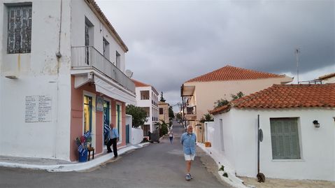 Typical Methoni street.