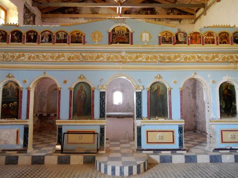 Inside the “Church of Transfiguration”.