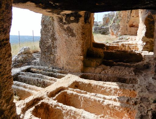 Inside the Catacombs.