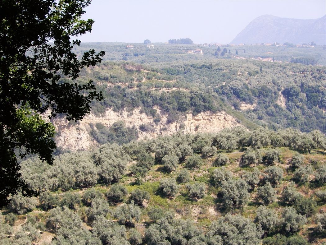 Typical landscape around Palace of Nestor.