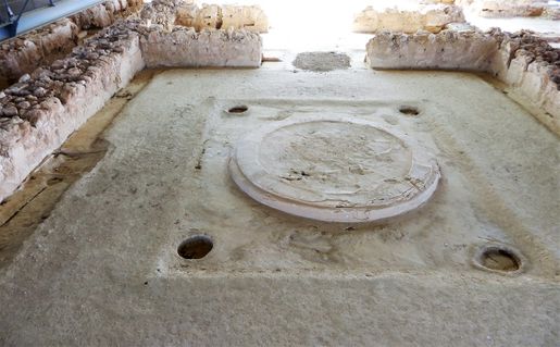The throne room of Palace of Nestor.