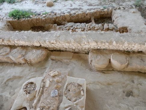 Storage jars in the Palace.