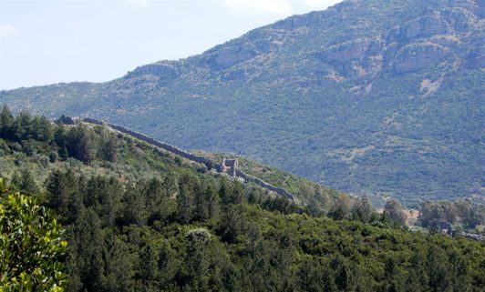 The ancient fortification of Messene