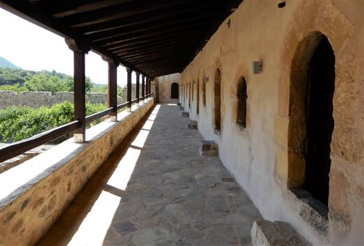 The cells on the upper floor of the west wing.