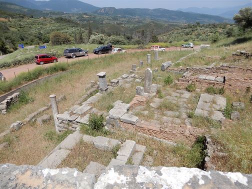 A cluster of funerary monuments was recently discovered outside the Arcadian Gate.