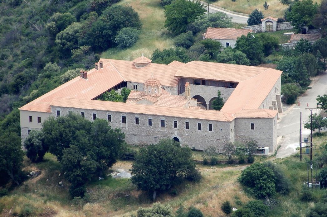 The new Voulkano Monastery.