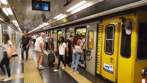 Line 1 metro station.