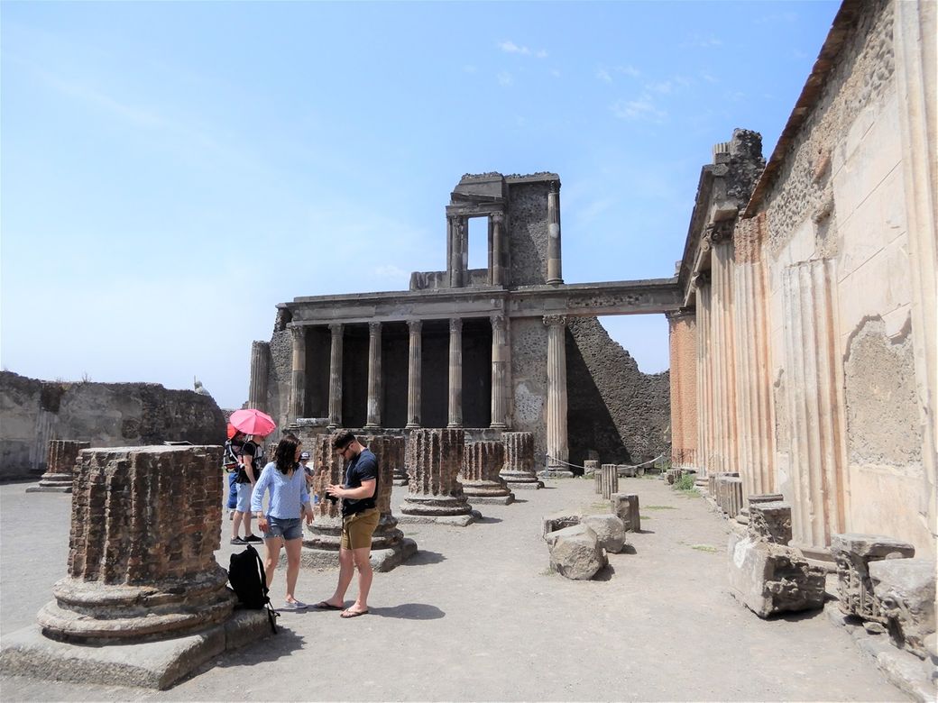 The Basilica, which covers an area of 1,500 square meters, was the most sumptuous building of the Forum and its space was used to house the administration and other affairs of justice.