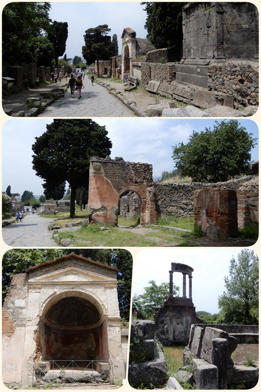 The necropolis outside the Herculaneum Gate.
