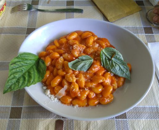Gnocchi alla Sorrentina I had at Vomero.