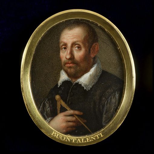 Bernardo Buontalenti was an Italian stage designer, architect, theatrical designer, military engineer and artist.  Buontalenti is known to all gelato funs, as the ice cream inventor.