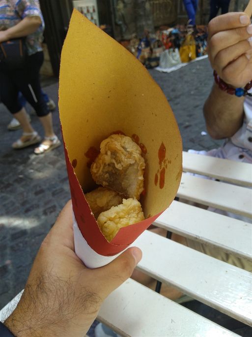 Cuoppo di Baccalà fritto.