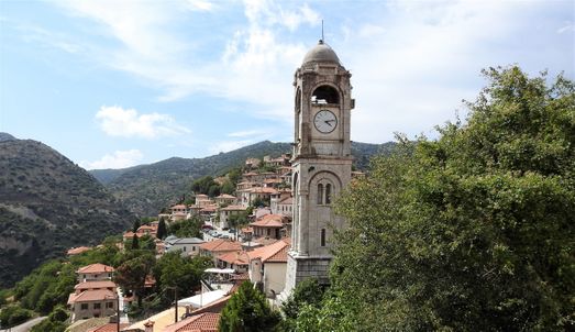 The clock of Dimitsana.
