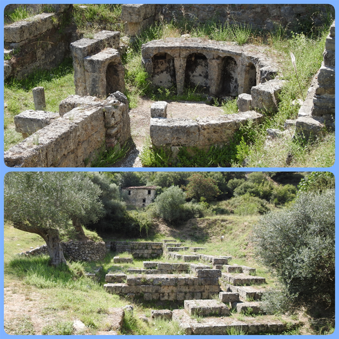 The ruins of Ancient Gortys